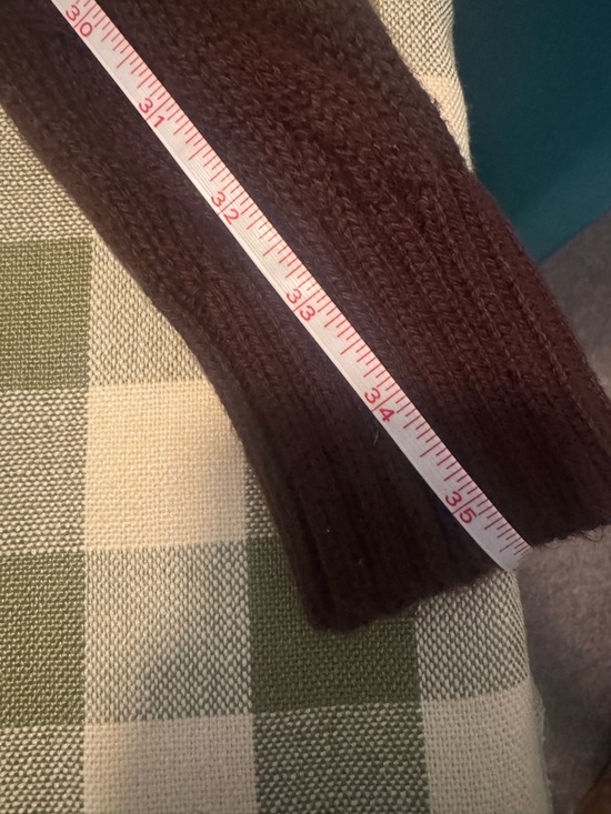 Ralph Lauren Dark Brown Cable-Knit Crewneck Sweater - Picture 15 of 15